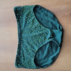 Hunter Green Dance High Waisted Brief